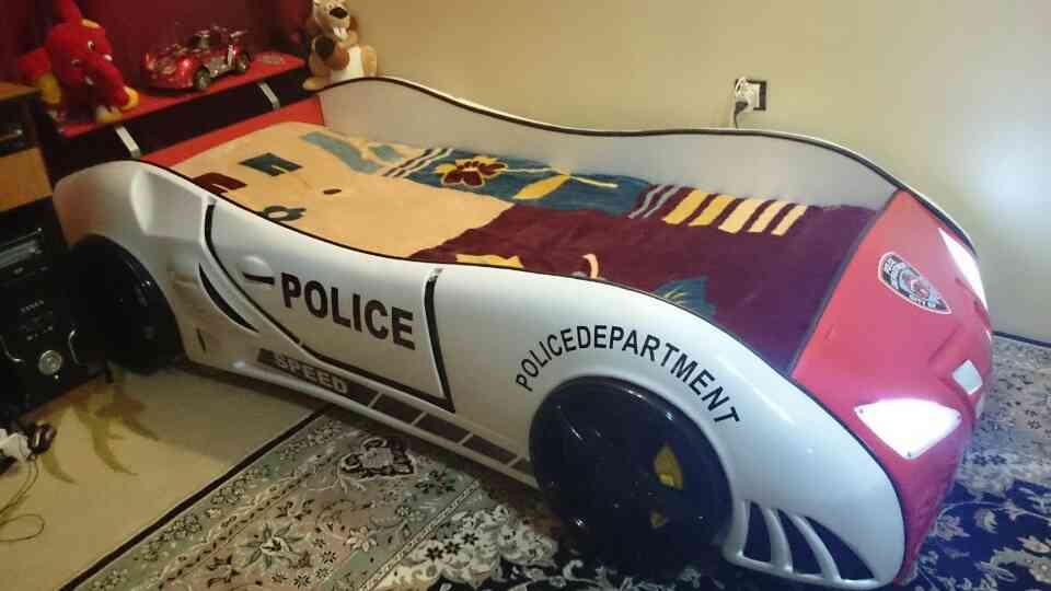 تخت مدل ماشین پلیس  آراچوب-pic1
