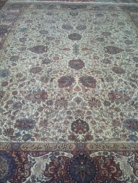 فرش دستباف قدیمی ریشه ابریشم-pic1