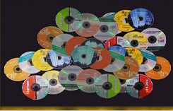 چاپ دیجیتال 8 رنگ روی سی دی CD با یووی-pic1
