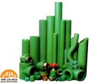 لوله سبز ساخته شده از پلاستیک با کیفیت 